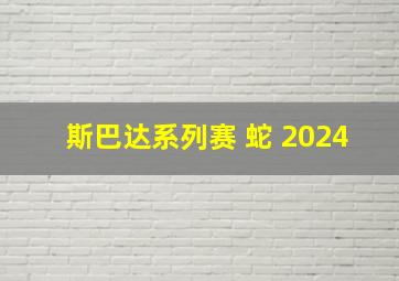 斯巴达系列赛 蛇 2024